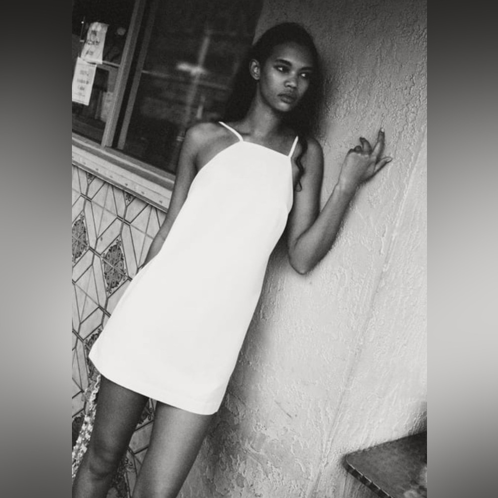 White Zara dress